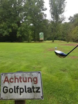 View of a golf course Foto stock