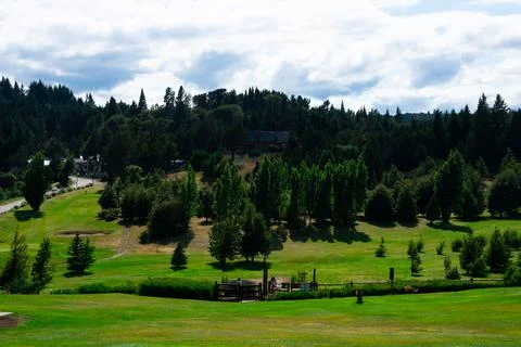 View of a Golf course Stock Photos