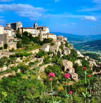 View at Gordes Stock Photos