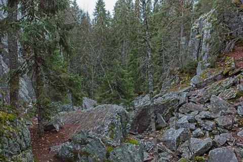 View of gorge. Foto stock