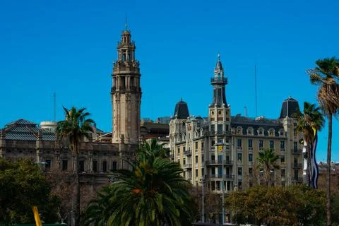 View of Gothic Quarter Foto stock
