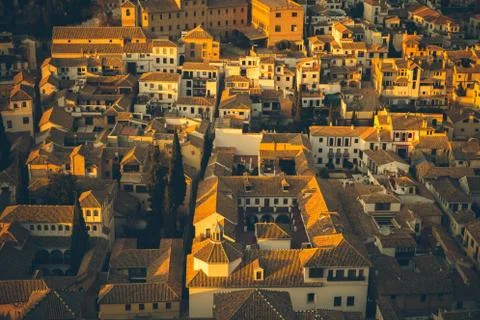 View of Granada, in Spain 스톡 사진