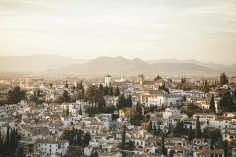 View of Granada, in Spain Stock Photos