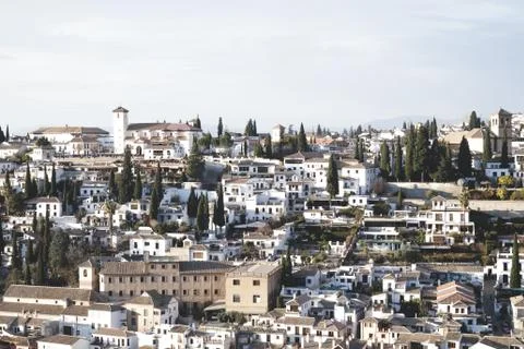 View of Granada, in Spain Stock Photos