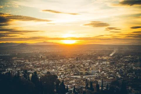 View of Granada, in Spain Foto stock