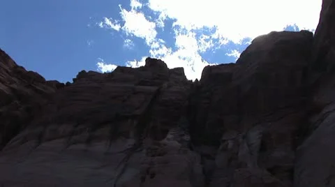 A View of The Grand Canyon From River Level Video stock 19179098