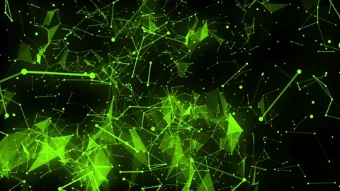 A view of a graphic green Stock Footage 155223589