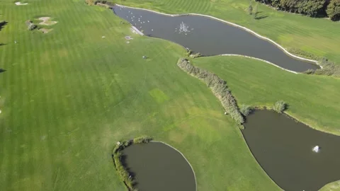 View of grass. Aerial view of the landscape. Stock Footage 160910561