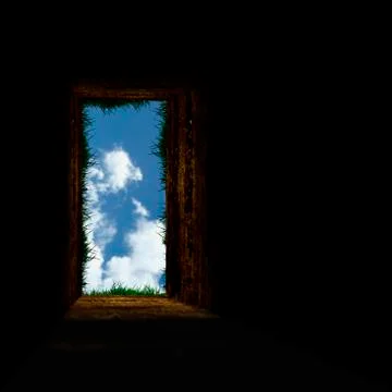 View from the grave Stock Photos