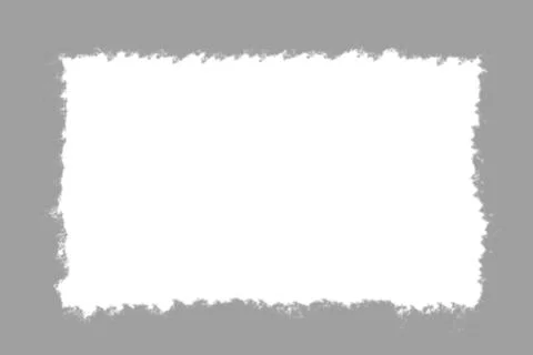 View of the gray frame with a white background. Provision. Stock Illustration