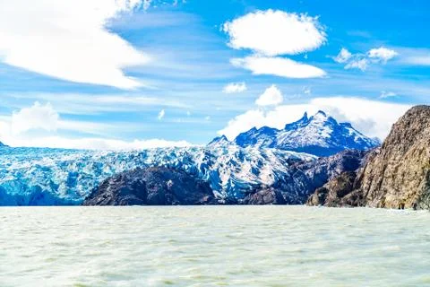 View of Gray Glacier Stock Photos