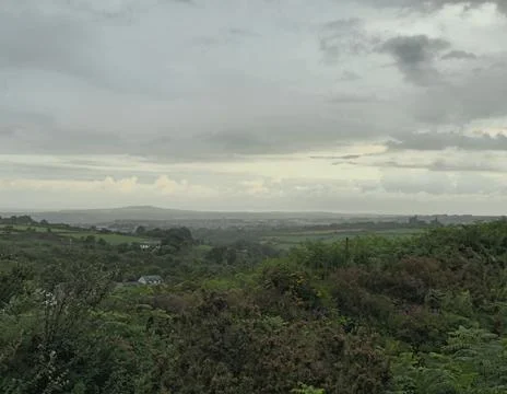 The view from the great flat lode Stock Photos