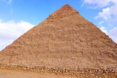 View of the Great Pyramid Stock Photos
