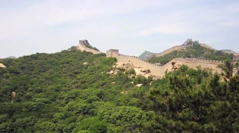 The view of The Great Wall of China Stock Footage 64419587