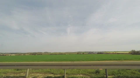 View of a green field Stock Footage 61197072