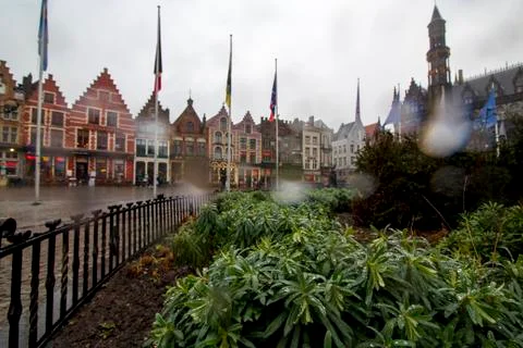 View on Grote Markt square Foto stock