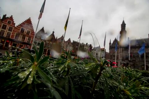 View on Grote Markt square Foto stock