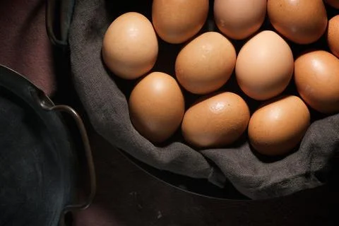 View of a group of eggs. Фото