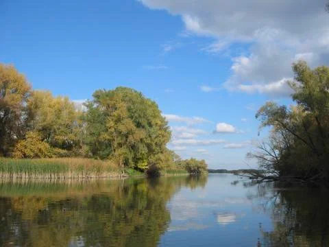 View from the gulf to the river Stock Photos