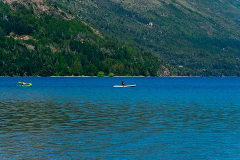 View of Gutierrez Lake Stock Photos