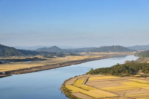 View from gyeongcheondae Stock Photos
