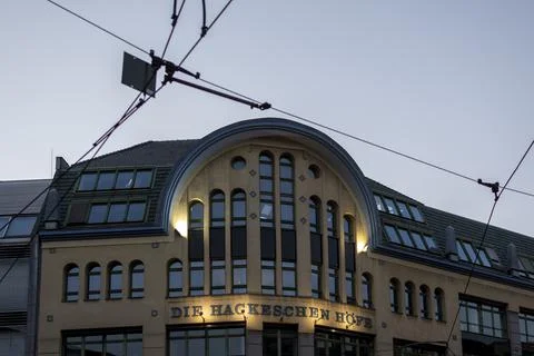 View on Hackeschen Hofe in Berlin Stock Photos
