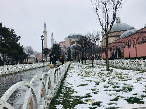 View of Hagia Sofia Museum Stock Photos