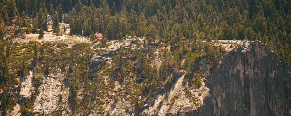 View from half dome Foto stock