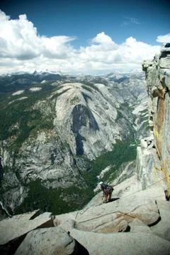 View from the Half Dome Stock Photos