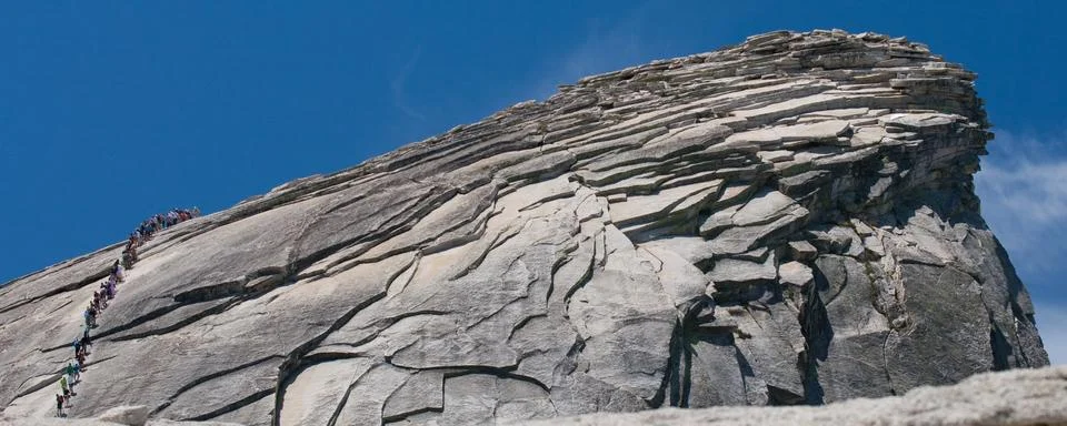 View from the Half Dome Stock Photos