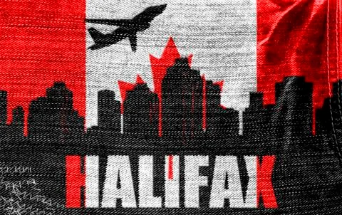 View of halifax Ilustración de archivo