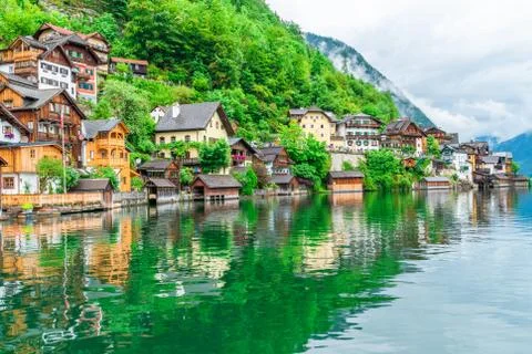 View of Hallstatt, Austria Stock Photos