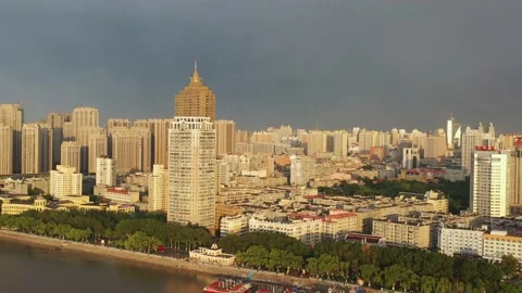 View of Harbin city, China Stock Footage 157212798