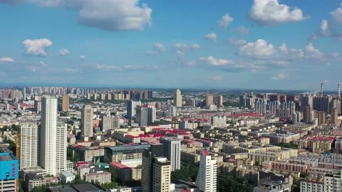 View of Harbin city, China Stock Footage 157214629