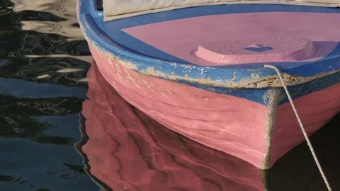 View of the harbour boat of Hvar, Hvar Island, Dalmatia, Croatia, Europe Stock Footage