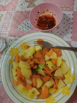 View of healthy diet food Stock Photos