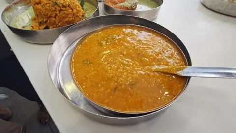 A view of healthy South Indian breakfast... | Stock Video | Pond5