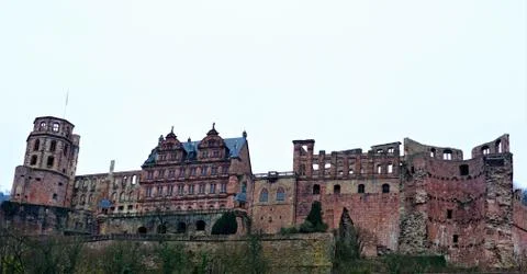 View on Heidelberg castle Stock Photos