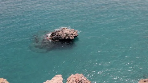 View from the height of the mountain Stock Footage 111786563