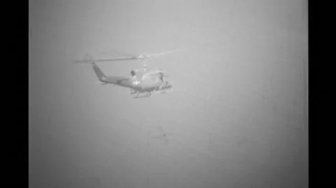 View of helicopter in air Stock Footage 39910021