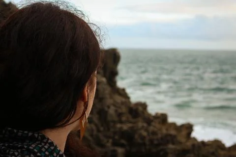 View of the hells mouth ( boca do inferno) in Cascais, Portugal Stock Photos