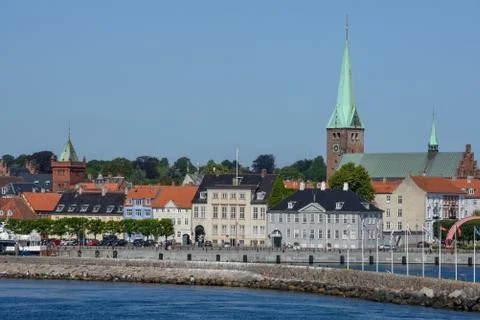 View at Helsingor on Denmark Stock Photos