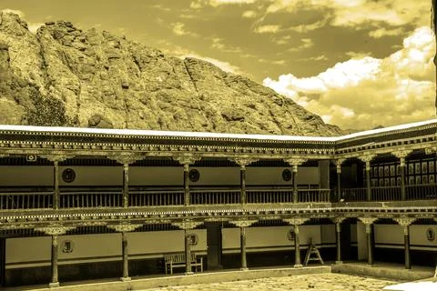 View of Hemis Monastery Stock-Fotos