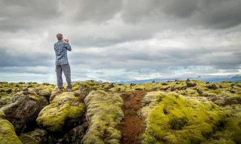 The view from here Foto stock