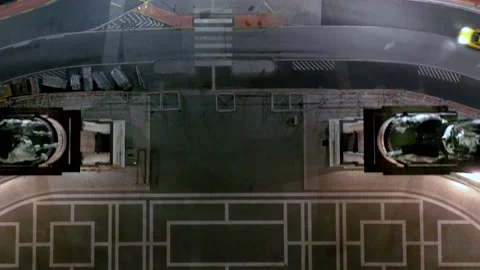 View of Heroes' Square at night. This Square is one of the most-visited 動画素材 142978887