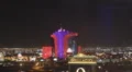 A view from high up in the Aria Las Vegas to the west looking at the Rio HD Footage