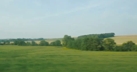 View from high-speed train Stock Footage 61956986