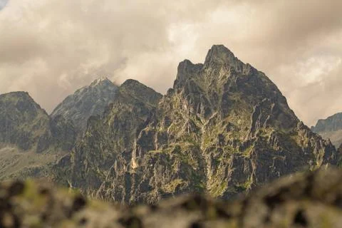 View on high Tatra Mountains Stock Photos