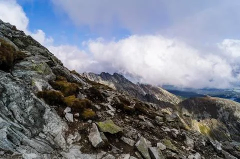 View of high Tatra Stock Photos