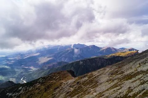 View of high Tatra Stock Photos